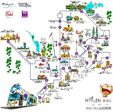 免签过境马来西亚,五天玩转槟城,马六甲,吉隆坡